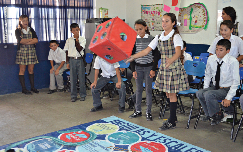 Taller de capacitación. Anguilas y escaleras. Lizz González.