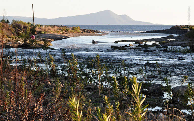 Desembocadura del arroyo San Miguel