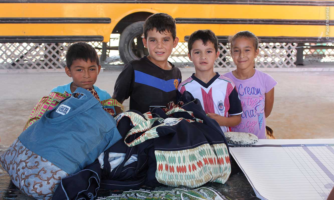 Niños en campaña “Por un mar libre de plásticos"