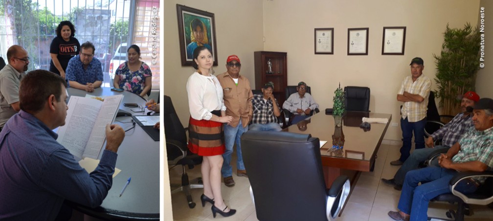 Firma del convenio de conservación