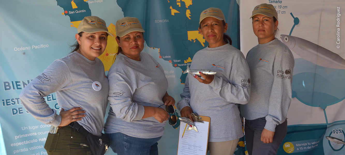Integrantes del grupo de promotoras ambientales "Pejerreinas".