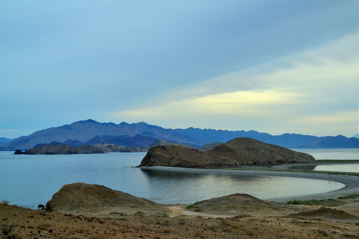 Playa La gringa en Bahía de Los Ángeles, de Mirna Borrego