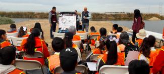Actividad educativa sobre el Humedal Cucapá